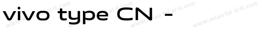vivo type CN简字体转换